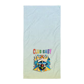 Close-up of the luxurious texture of Snow Queen's Palace bath towel.